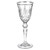 Reagan Shot Glass with Silver Band (Set of 4) by Lorren Home Trends