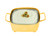 Beaded Gold Square Dip Container (small)