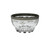 Dessert Bowls w/ Rich Silver Artwork (Set of 6) 