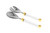 Salad Servers w/ Acrylic Handles (Set of 2) (ACO97)