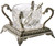 Silver & Crystal Salt Cellar (GAMP221)