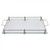 Classic Glass Serving Tray w/ Chrome Border (T750)
