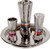 Hammered Havdalah Set - Multicolor Rings (EM-HAC1)