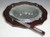 Wood & Silver Plated Oval Challah Board w/ Knife (29067)