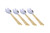 Dessert Spoons With Mosaic Design (Set of 4)