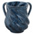 Spiral Design Washing Cup Mock Marble Blue