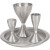 Yair Emanuel Anodized Aluminum Havdallah Set Silver