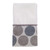 Dotted Circles White Fingertip Towel