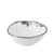 Ceramic Silver Drip Serving Bowl