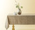 Taupe Suede Tablecloth