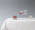 White Crisscross Tablecloth
