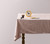 Taupe Velvet Tablecloth