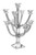 Crystal Candelabra with Crystal Stone Branches