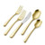 Soiree Gold Flatware Set (Service for 4)