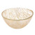 Badash Gold Lines 6" Glass Bowl