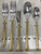 Granger G2 Hammered Gold Flatware (Service for 4)