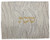 Challah Cover Jacquard Silver/Gold - Lines
