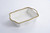 White Gold Bead Rectangular Baking Dish