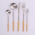 Vikko Dine - Arlington, Brushed Gold And Silver, 18/10 Flatware (Service for 4)