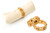Classic Touch Jeweled Gold Napkin Ring Set (4 pc. Set)