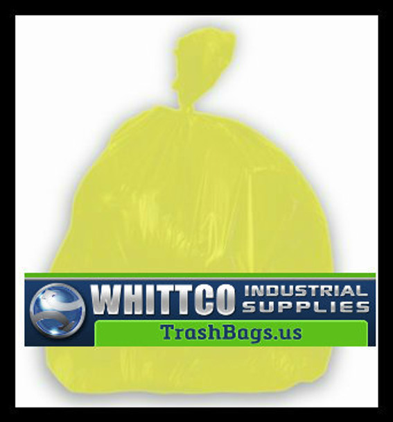 BR3043SPY YELLOW LLDPE Healthcare Trash Bags Inteplast Bags