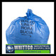 BR4046XXHVB BLUE LLDPE Healthcare Trash Bags Inteplast Bags