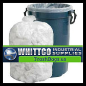 S404822N HDPE lnstitutional Trash Can Liners Inteplast Bags Natural