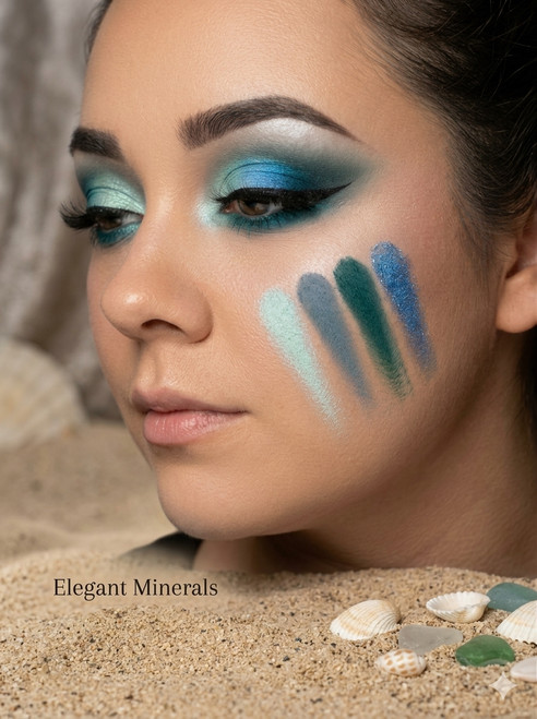 The Coastal Sapphire Collection  — Mineral Eye Shadow Quad
