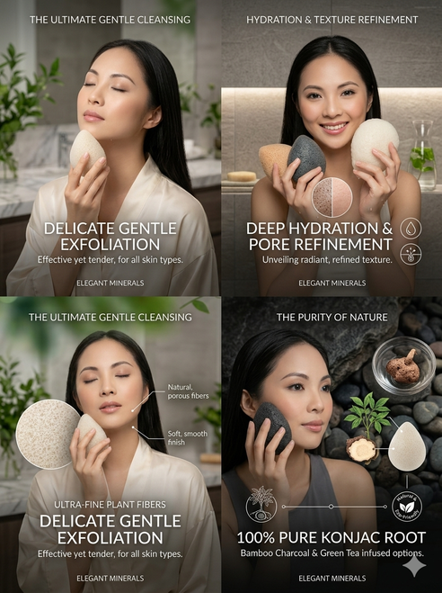 All Natural Konjac Sponge