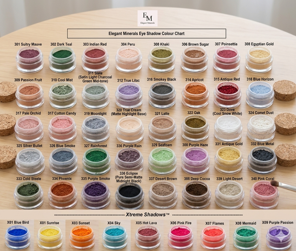 Natural SPF-15 Stackable Mineral Eye Shadow Quad