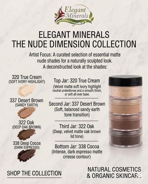 The Nude Dimension Collection — Mineral Eye Shadow Quad