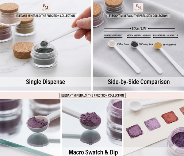 White Mini Scoop for Mixing