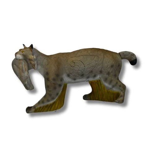 Bobcat with Hare 3D Target