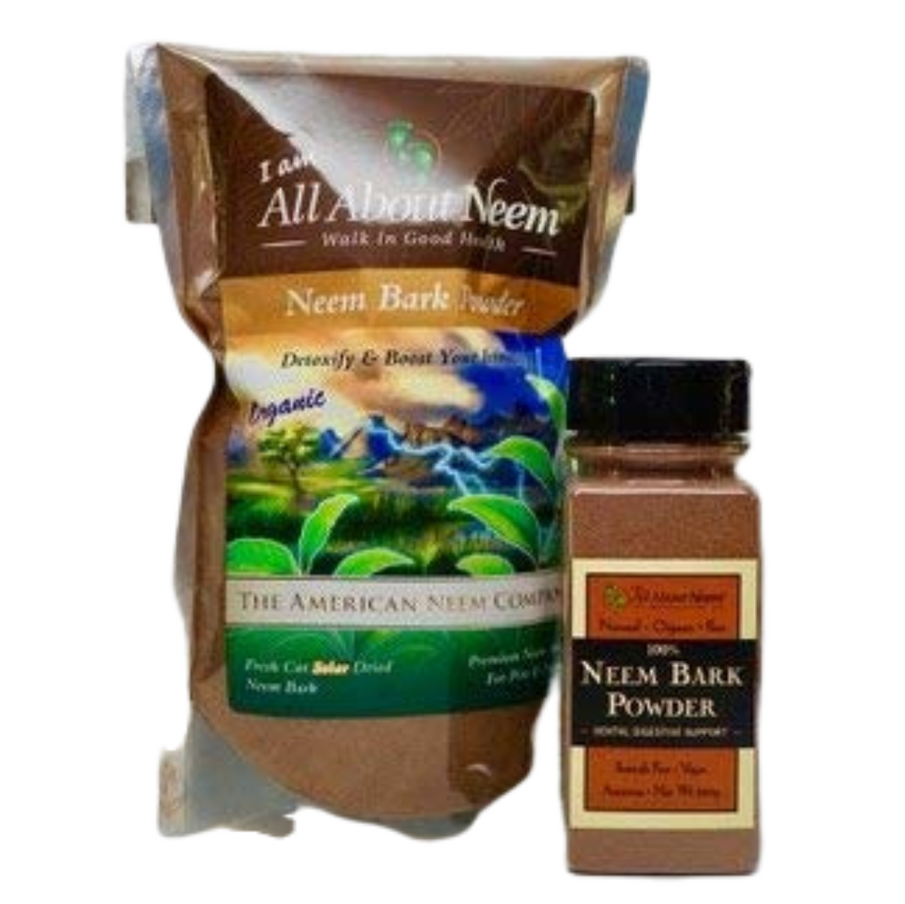 Neem Bark Powder, Organic, Bulk Size, Pure All About Neem