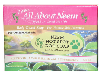 Pet Shampoo Bar For HOT SPOT & Common Skin Problems with Neem & Hemp Oil Great For People Too!