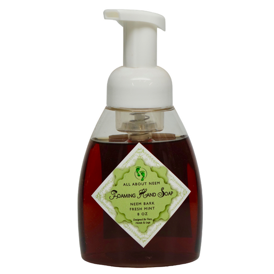 Neem Oil & Neem Bark Foaming Soap - Fresh Mint