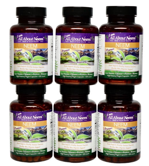 Neem Leaf Capsules, Organic, Extra Strength All About Neem