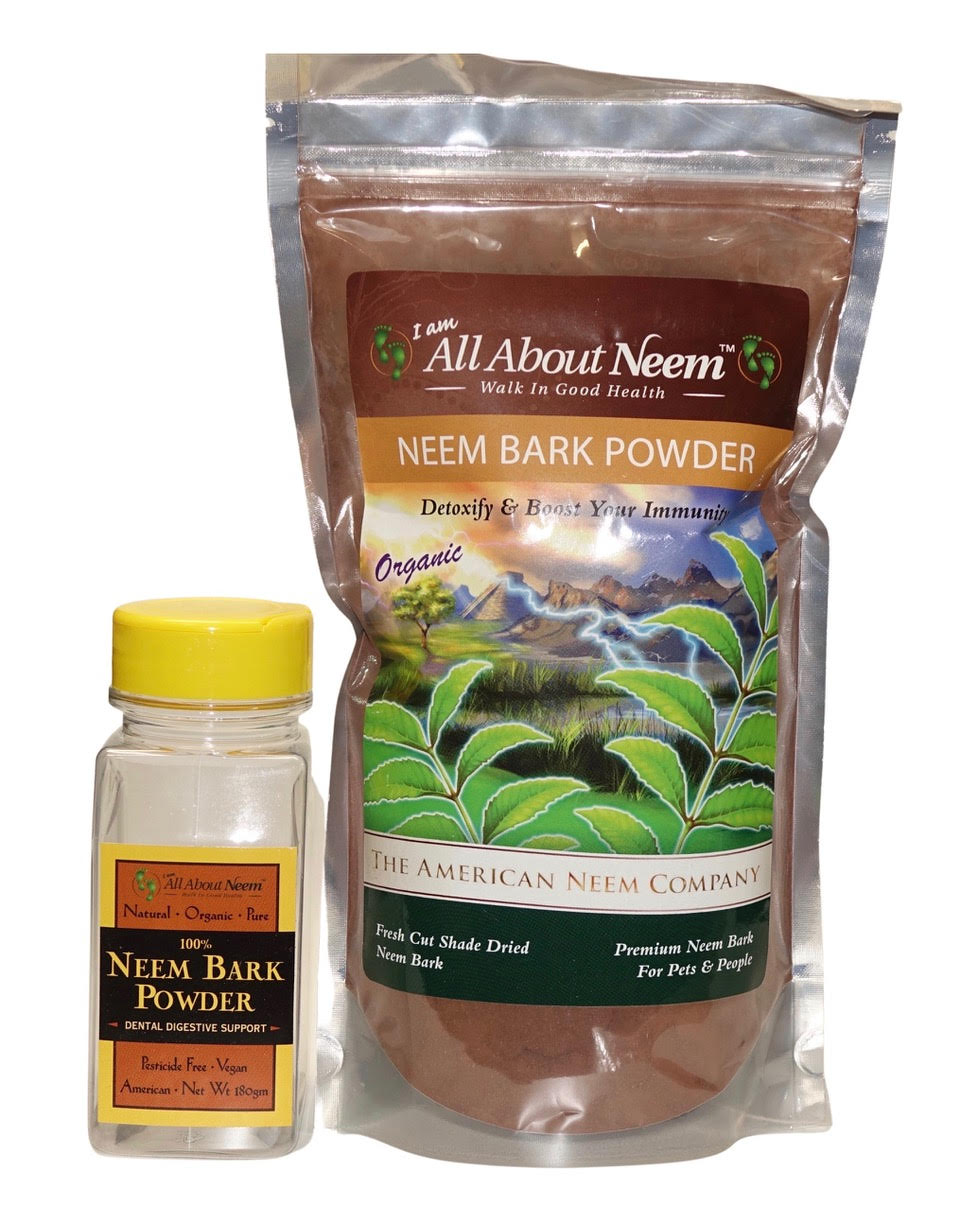Neem Bark Powder for oral care, pets, soaps All About Neem