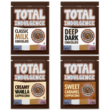 Total Indulgence Variety Pack of Gourmet Hot Chocolate Mix and Instant Cappuccino Mix Packets