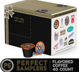 Flavored Coffee Single-Serve Cups Variety Pack Sampler