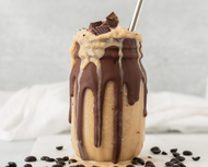 Caffeinated Peanut Butter Banana Smoothie | Crazy Cups