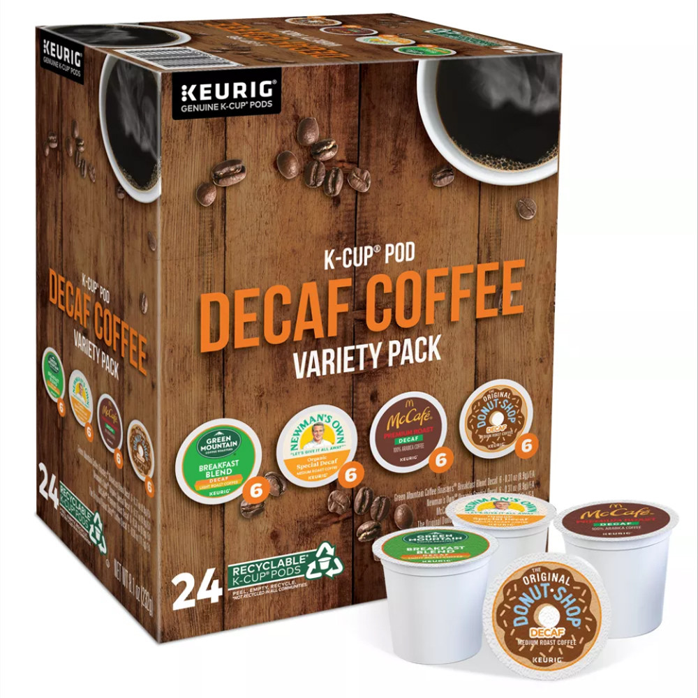 Variety Pack Decaf Ground Coffee Crazy Cups