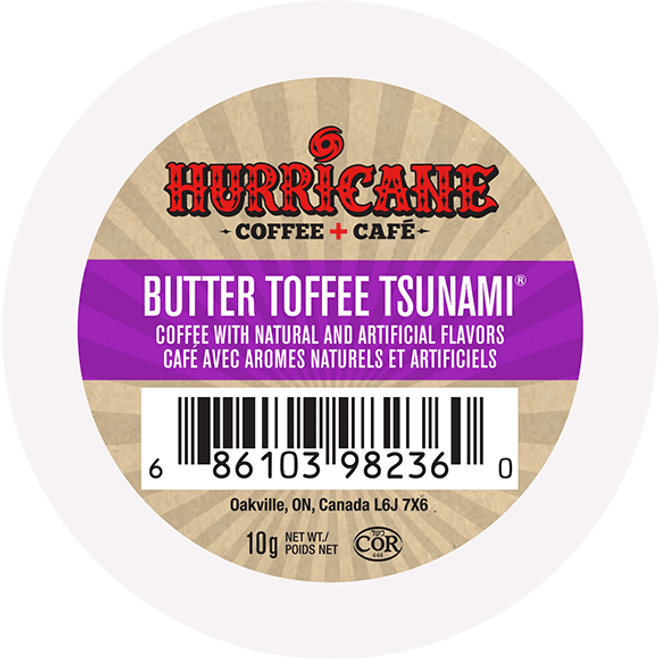 Butter Toffee Tsunami Flavored Coffee