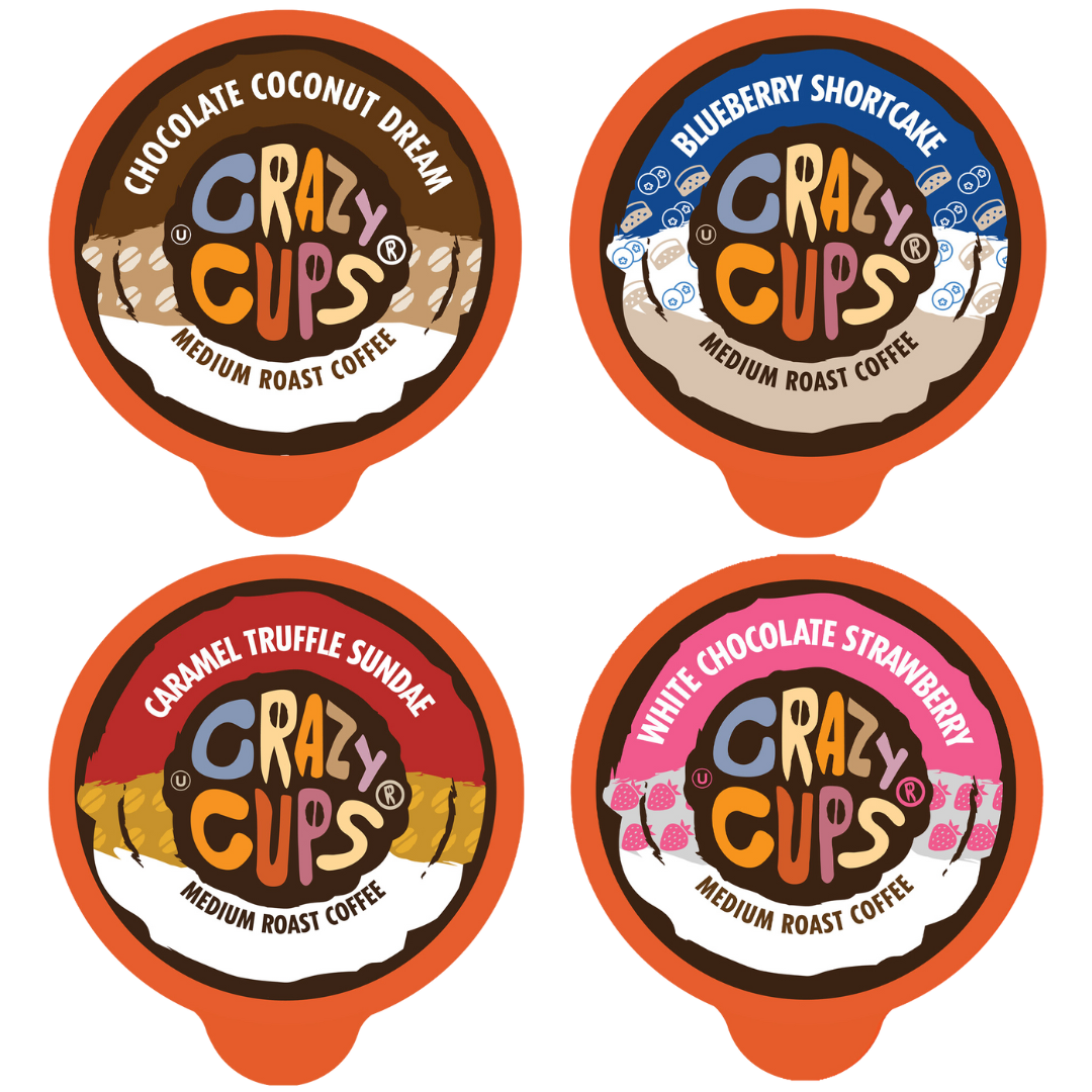 Flavored Coffee Pods for Keurig K Cups Brewers