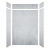 Transolid LWKX60368412-190 Lusso 60-in x 36-in x 84/12-in Glue To Wall 6-Piece Transition Shower Wall Kit, Bellanca