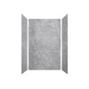 PPWK603696-59 Prodigy Plus 60-in x 36-in x 96-in Shower Wall Kit, Ashy Grey (8-in x 16-in Horizontal Tile Pattern with Stone Color)