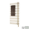 Hydronic Towel Radiator 52-in H x 23-in W Glacier Gray