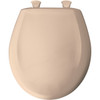 Plastic Round Slow-Close Toilet Seat in Desert Bloom Plastic Round Slow-Close Toilet Seat in Desert Bloom