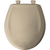 Plastic Round Slow-Close Toilet Seat in Sandbar Plastic Round Slow-Close Toilet Seat in Sandbar