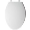 Bemis Commercial 1900 000 Plastic Elongated Toilet Seat in White Bemis Commercial 1900 000 Plastic Elongated Toilet Seat in White